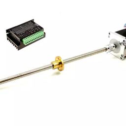 Invento TB6600 Stepper Driver + Nema 23 25 Kg-cm Stepper Motor + Flexible coupling + 600mm (0.6 mtr)-24