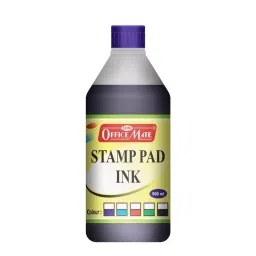 Soni Office Mate 500 ml Stamp Pad Refill Ink Smudge Free and Long Lasting for Office, School, Craft & DIY, Violet-picture-38