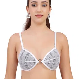 SELFCARE Abstract Bra Half Coverage Lightly Padded-14