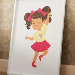 Outfit collections Modern Art Kids Painting For Wall Décor-picture-24