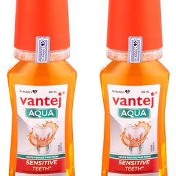 Dr Reddy's Vantej Mouthwash Aqua For Sensetive teeth 100 ml (Pack of 2)-image-3