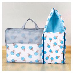 Baybee Cotton Baby Bed Cum Carry Bed, Printed Baby Sleeping Bag-Baby Bed-Infant Portable Bassinet-Nest for Co-Sleeping Baby Bedding for New Born - (Blue)-image-26