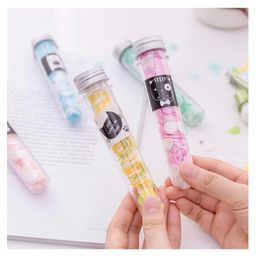 ARCADE TOYS Flower Design Tube Shape Bottle Paper Soap Clean Soft Bath For Travel (Pack Of 4) Colour May Vary-picture-22