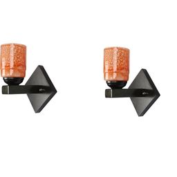 1ST TIME Orange 2 Pieces Glass Contemporary Cylinder Shaped Wall Lamps-picture-47