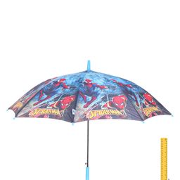 john's umbrellas John's Umbrella  Spiderman Print Straight Umbrella with J Curve Handle - Multicolor image 3