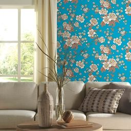 INDIAN ROYALS Blue & White Printed Self-Adhesive & Durable Wall Sticker-image-56