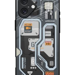 QRIOH Abstract Printed iPhone 16 Back Case Mobile Accessories-5
