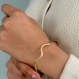 A little Extra Brass-Plated Brass Bracelet-25