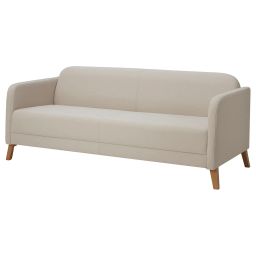 ikea linanäs 3-seat sofa, Vissle beige-picture-6