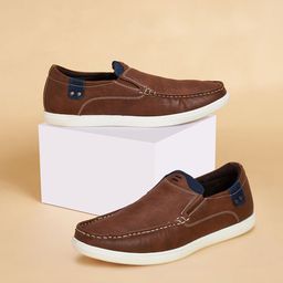 BYFORD by Pantaloons Men Colourblocked PU Slip-On Sneakers-picture-41