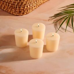 Living scapes by Pantaloons Off White 4 pieces Scented Pillar Candle-image-97