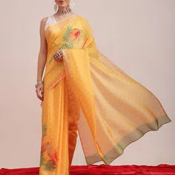 Silk Land Polka Dot Printed Saree-picture-56
