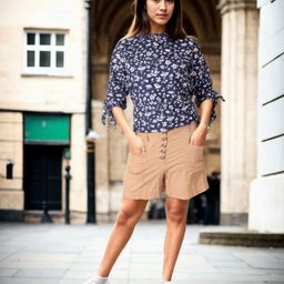 Bucciato Private Limited Floral Print Cotton Top-image-32