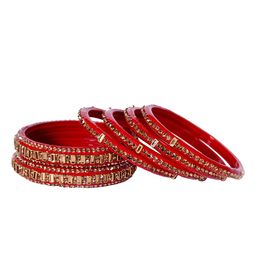 Unique dream Set Of 6 Stone-Studded Bangles-image-94