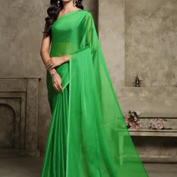 Garden Vareli Pure Chiffon Saree-picture-15