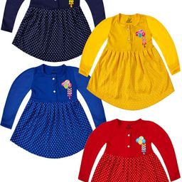 KidzzCart Floral Print Fit & Flare Dress-image-66