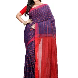DipDiya Abstract Printed Pure Cotton Taant Saree-picture-30