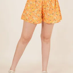Kushi Flyer Women Printed High-Rise Training or Gym Shorts-picture-2