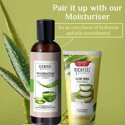 Richfeel Aloevera Face Wash- 100 g image 2