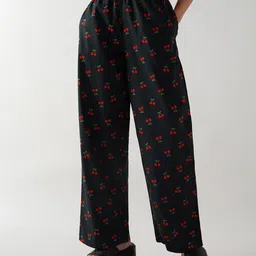 Bewakoof Women Printed Wide Leg Pyjamas-picture-11