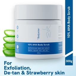 Be Bodywise 10% AHA Body Scrub with Oat & Aloe Vera Extract - 300 g-46