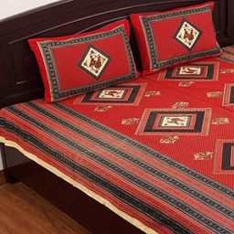 Aura White Queen Bedsheets-image-110