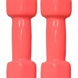 HackerX Set Of 2 Rubber Fixed Weight Dumbbell 6 Kg-1
