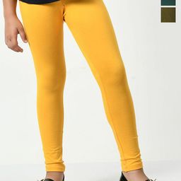 KAYU Girls Pack Of 3 Ankle-Length Leggings-image-82