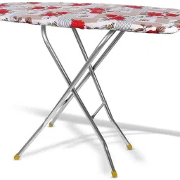 wooden Self Standing Folding Ironing Board (Color May Vary, Multi-Color) Ironing Board-image-90