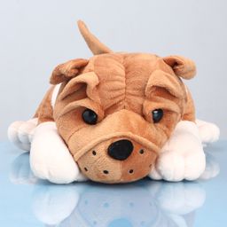Babyhug Plush Bull Dog Soft Toy Brown - Length 38cm-17