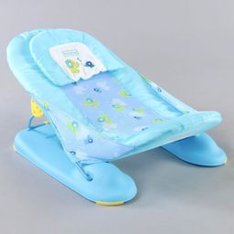 Babyhug Deluxe XL Baby Bather Animal Print - Blue-image-13