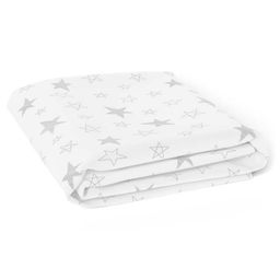 The White Cradle Organic Cotton Fitted Crib Sheet Stars Print - White-image-88