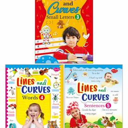 Sawan Curves and Lines Writing Books Pack of 3 - English-21