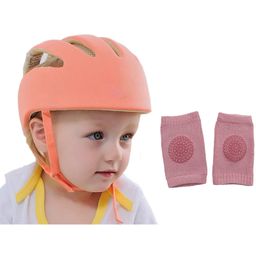 DearJoy Baby Safety Helmet & Kneepads - Orange-image-97