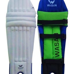 Wasan Cricket Batting Leg Guard Pads Small - Blue White-image-20