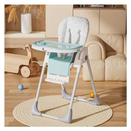R for Rabbit Marshmallow Lite Highchair - Blue-5