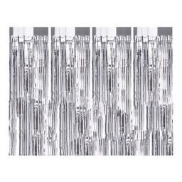 Zyozi Foil Curtain Silver - Length 182 cm-image-50