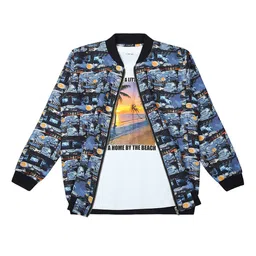 CAVIO Boys Geometric Lightweight Jacket-image-30