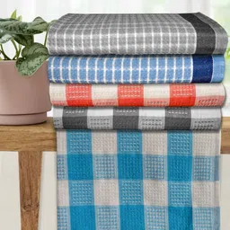 Athom Living Premium Cotton Bath Towel 75 x 150 Multi Colour Pack of 5-image-9