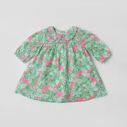 Nauti Nati Tropical Print Peter Pan Collar Empire Dress-picture-10