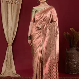 KALINI Woven Design Zari Saree-image-77