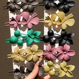CHRONEX Set Of 10 Alligator Hair Clip -Assorted-36