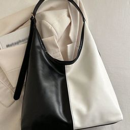 PURPLEHUNT Women Colourblocked Leather Shoulder Bag-picture-31