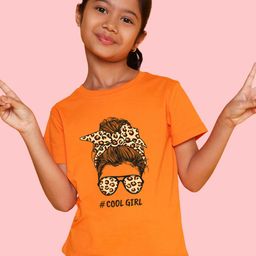 NUSYL Girls Graphic Printed Pack Of 3 Round Neck Cotton T-shirt-picture-34