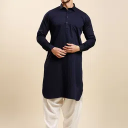 RAJUBHAI HARGOVINDAS Men Regular Pure Cotton Kurta with Salwar-picture-47