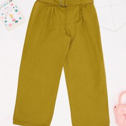 Pantaloons Junior Girls Flared Mid-Rise Trousers-picture-41