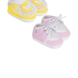 NESKA MODA 12 To 18 Month Non Slip 2 Pair Set Toddler Baby Boy & Girl Soft Cotton Lace Shoe Booties-image-96