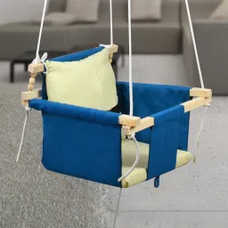 Wooden Swing for Baby, Baby Hammock Swing with Pillow, Hanging Swing Seat Chair Bouncer-picture-22