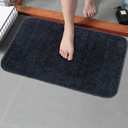 IVAZA Grey Microfibre 1400 GSM Bath Rugs-picture-21