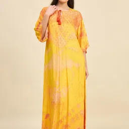 The Kaftan Company Printed Maxi Nightdress-image-69